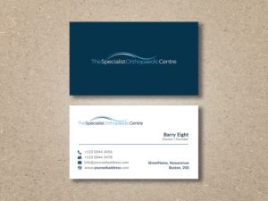 Design de Carte de Visite par Moumita_ pour The Specialist Orthopaedic Centre | Design : #23048898