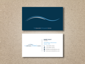 Card design for orthopaedic surgeons working as The Specialist Orthopaedic Centre | Business Card Design by Moumita_