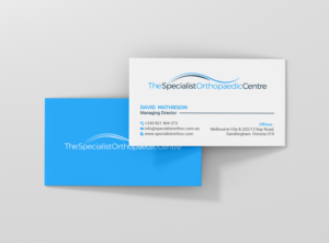 Business Card Design by R.design for The Specialist Orthopaedic Centre | Design: #23027317
