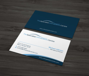 Business Card Design by MDesign for The Specialist Orthopaedic Centre | Design: #23039996