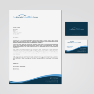 Business Card Design by MDesign for The Specialist Orthopaedic Centre | Design: #23048810