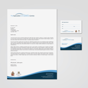 Business Card Design by MDesign for The Specialist Orthopaedic Centre | Design: #23056751