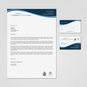 Business Card Design by MDesign for The Specialist Orthopaedic Centre | Design: #23056757