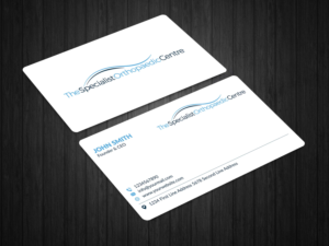 Visitenkarten-Design von Musa. A für The Specialist Orthopaedic Centre | Design: #23045383