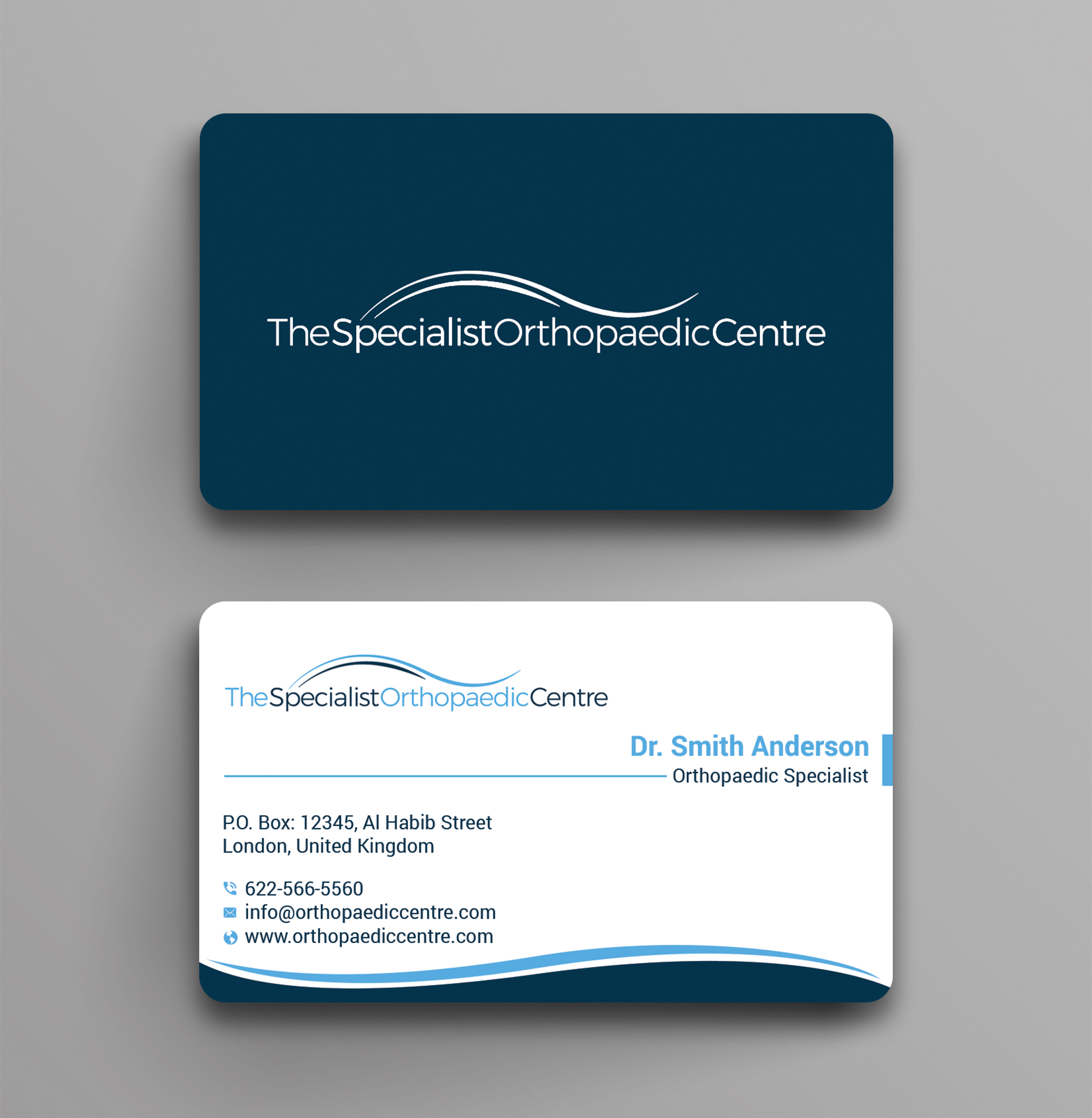 Design de Carte de Visite par dipangkarroy1996 pour The Specialist Orthopaedic Centre | Design #23029218