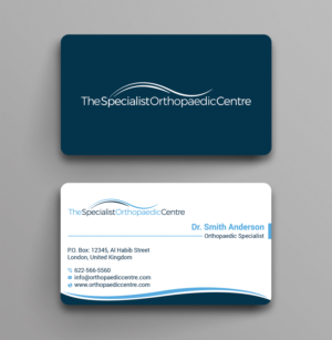 Design de Carte de Visite par dipangkarroy1996 pour The Specialist Orthopaedic Centre | Design : #23029218