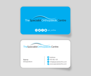 Visitenkarten-Design von Davis 5 für The Specialist Orthopaedic Centre | Design: #23054793
