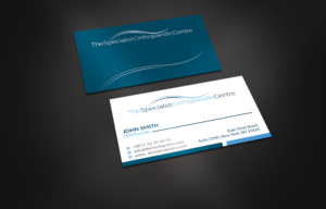Business Card Design by Graphics Design Help for The Specialist Orthopaedic Centre | Design: #23040117
