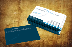 Business Card Design by Graphics Design Help for The Specialist Orthopaedic Centre | Design: #23040118