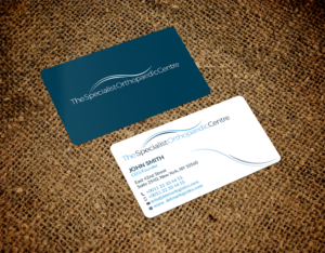 Business Card Design by Graphics Design Help for The Specialist Orthopaedic Centre | Design: #23040119