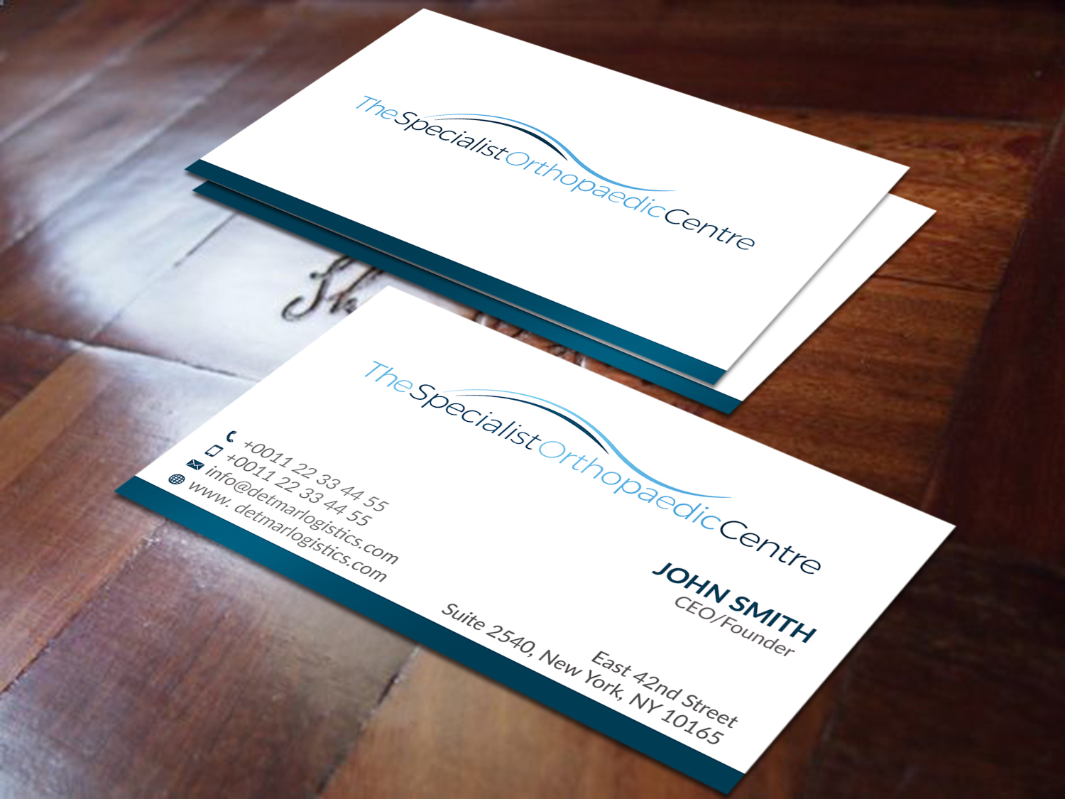 Business Card Design by Graphics Design Help for The Specialist Orthopaedic Centre | Design #23040120