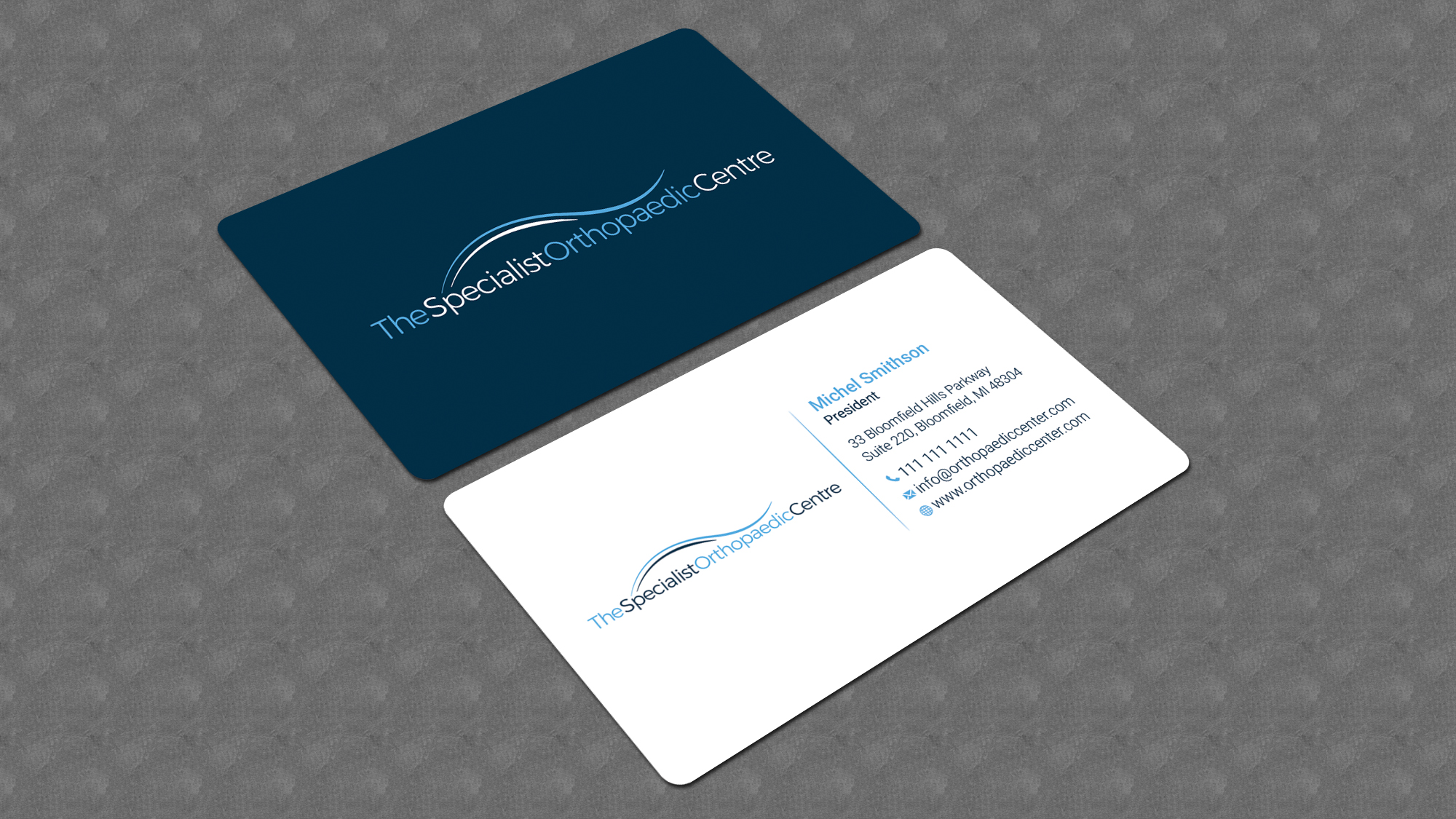 Business Card Design by Bonna 3 for The Specialist Orthopaedic Centre | Design #23023726