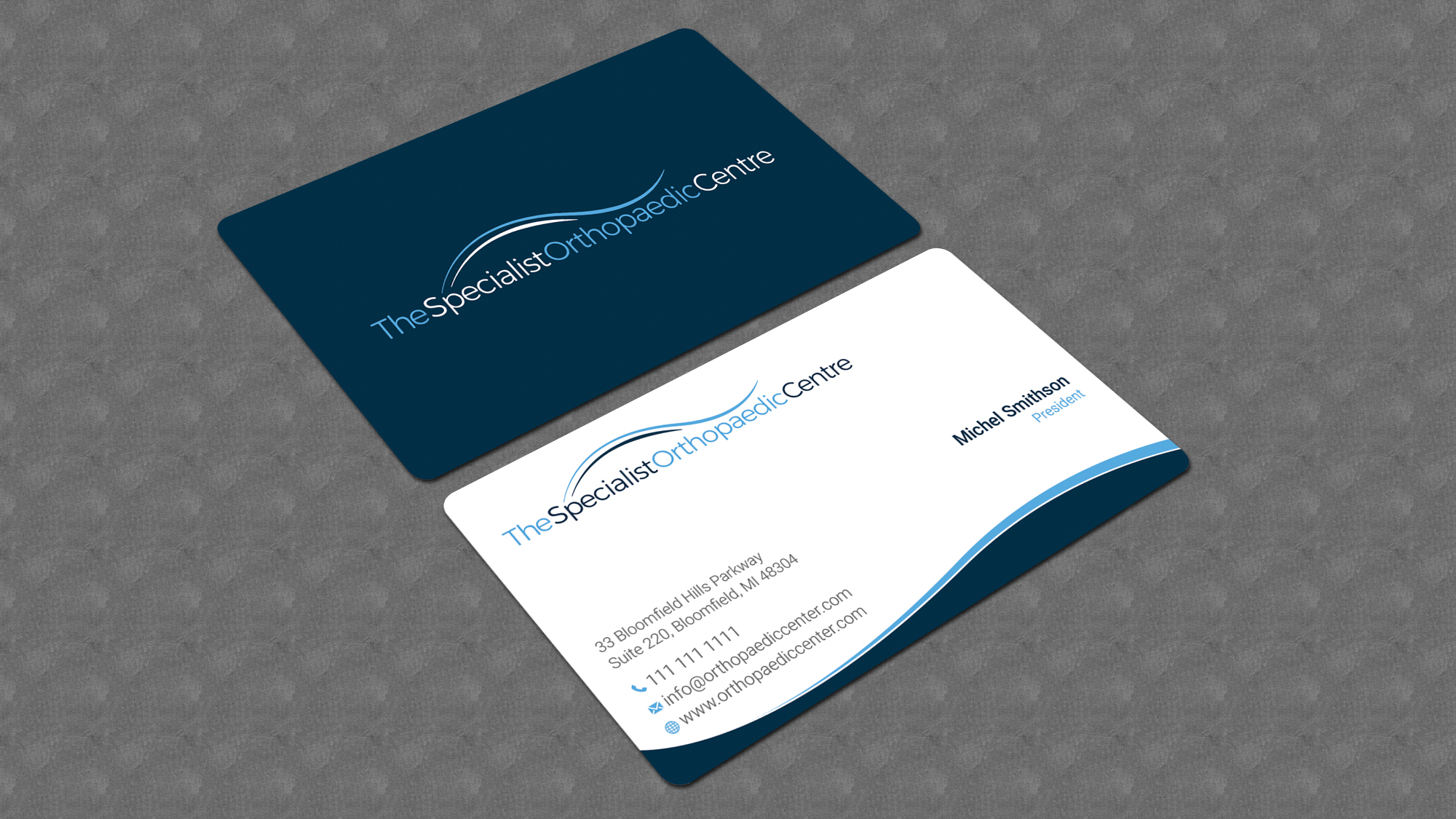 Business Card Design by Bonna 3 for The Specialist Orthopaedic Centre | Design #23023772