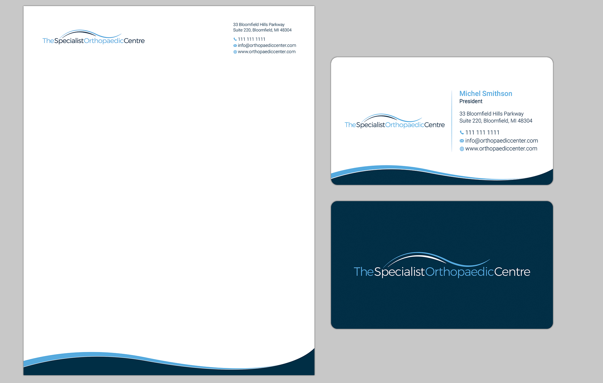 Business Card Design by Bonna 3 for The Specialist Orthopaedic Centre | Design #23025215