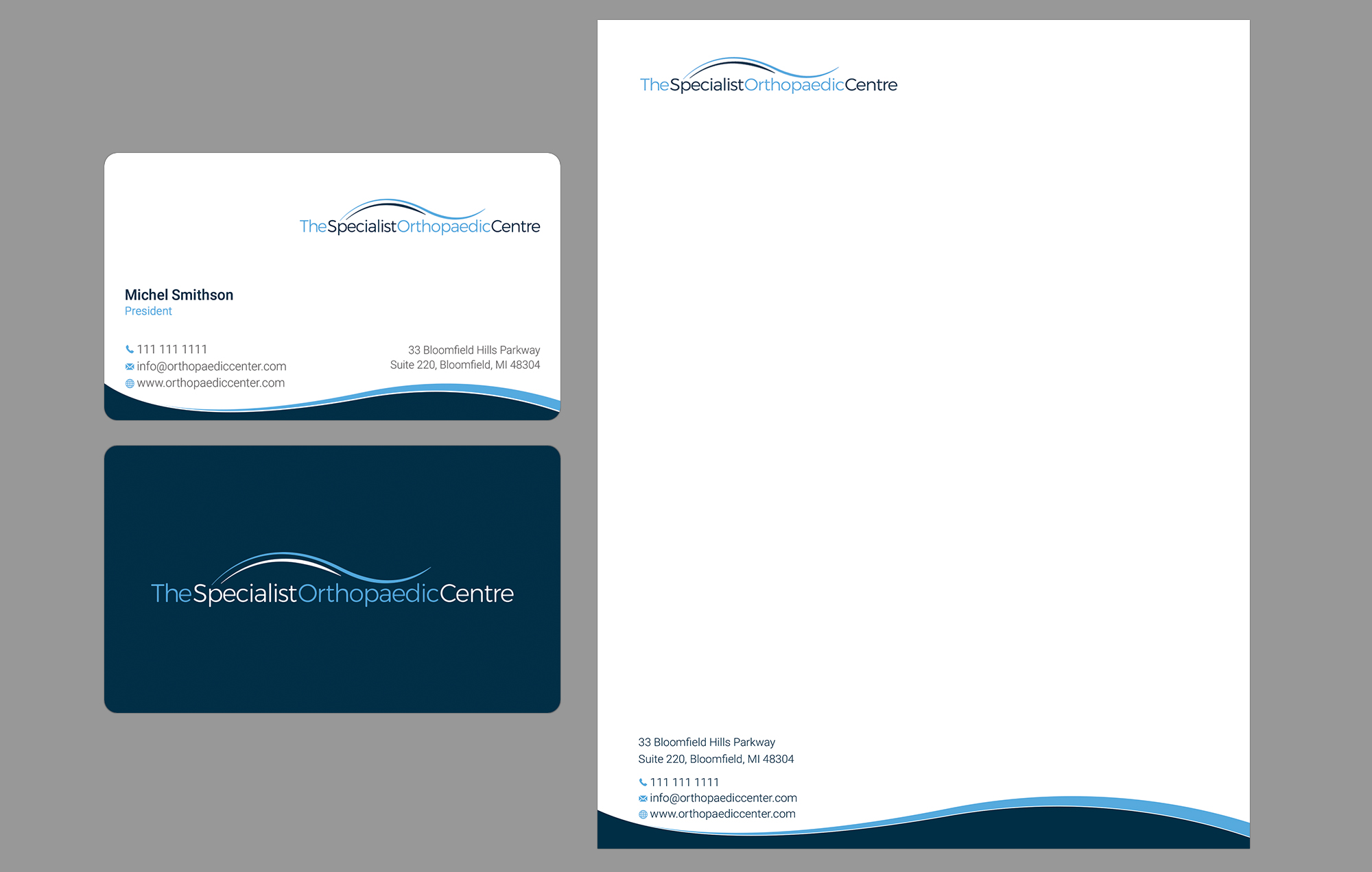 Design de Carte de Visite par Bonna 3 pour The Specialist Orthopaedic Centre | Design #23040390