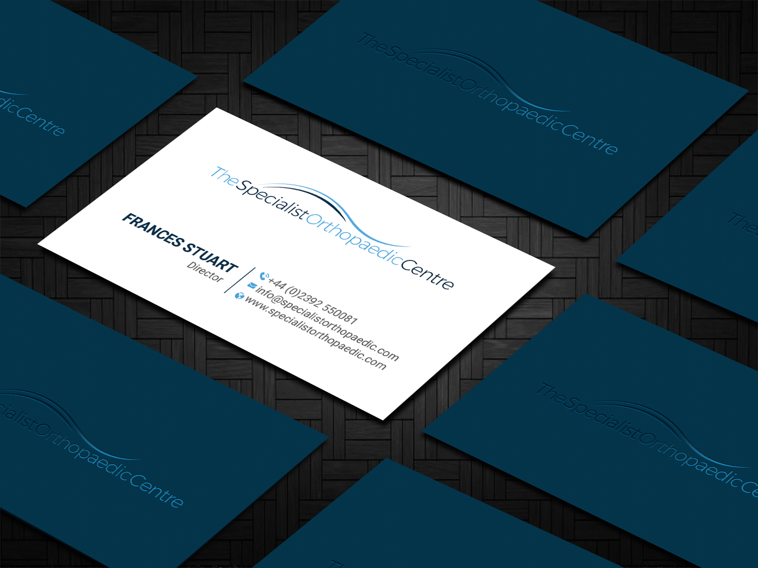 Business Card Design by DesignShout for The Specialist Orthopaedic Centre | Design #23023615