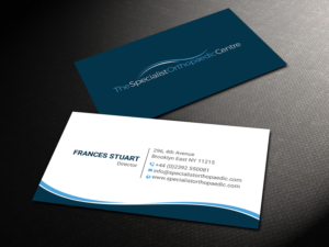 Business Card Design by DesignShout for The Specialist Orthopaedic Centre | Design: #23023667