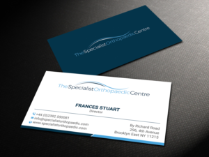 Business Card Design by DesignShout for The Specialist Orthopaedic Centre | Design: #23024100