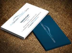 Card design for orthopaedic surgeons working as The Specialist Orthopaedic Centre | Business Card Design by DesignShout