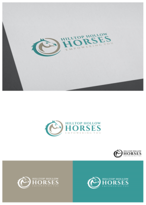 Hilltop Hollow Horses    | Diseño de Logo por goranvisnjic82