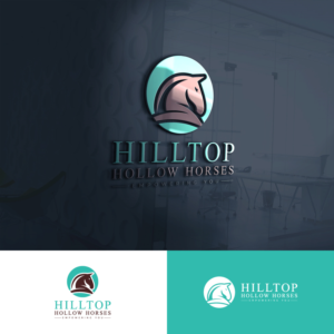 Logo-Design von Gisella Guzmán für Hilltop Hollow Horses | Design: #23074582