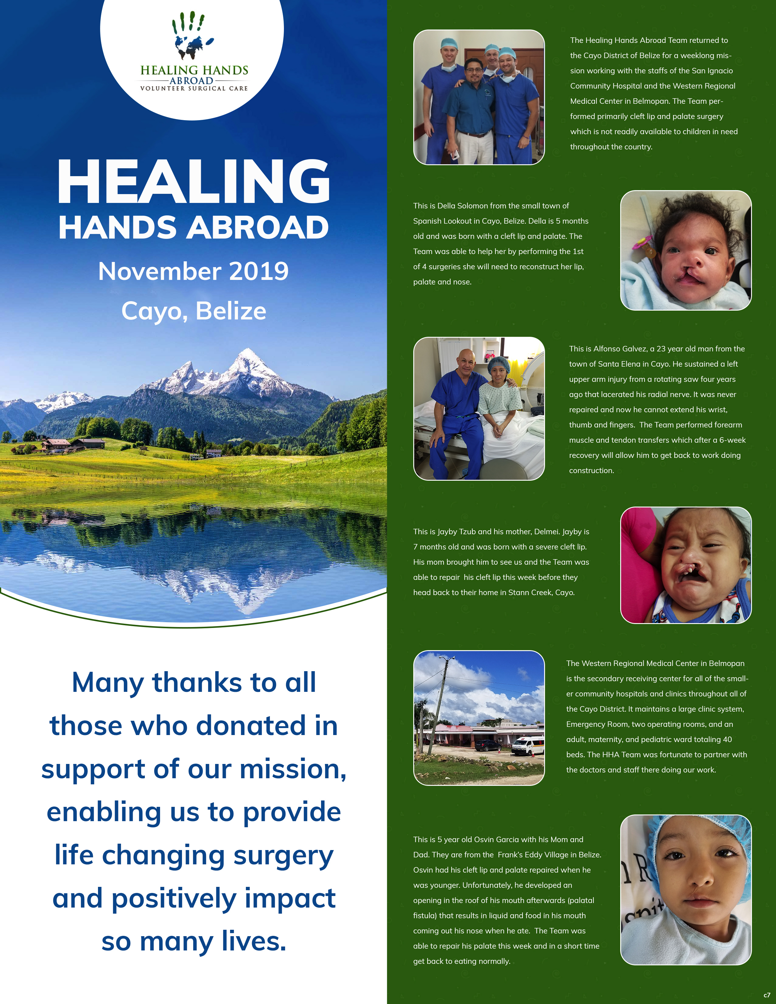 Newsletter-Design von pb für Healing Hands Abroad | Design #23038822