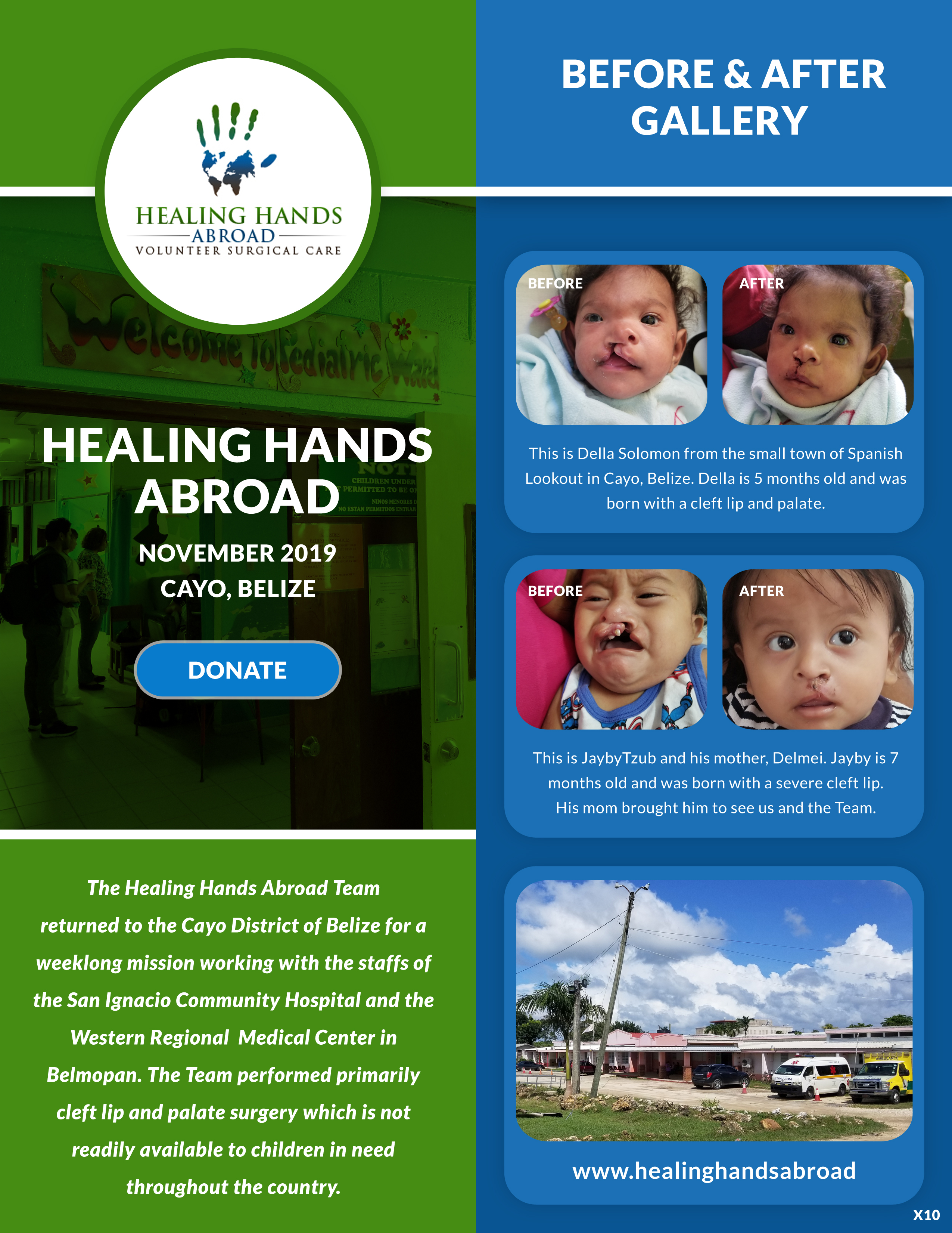 Newsletter Design by pb for Healing Hands Abroad | Design #23044868