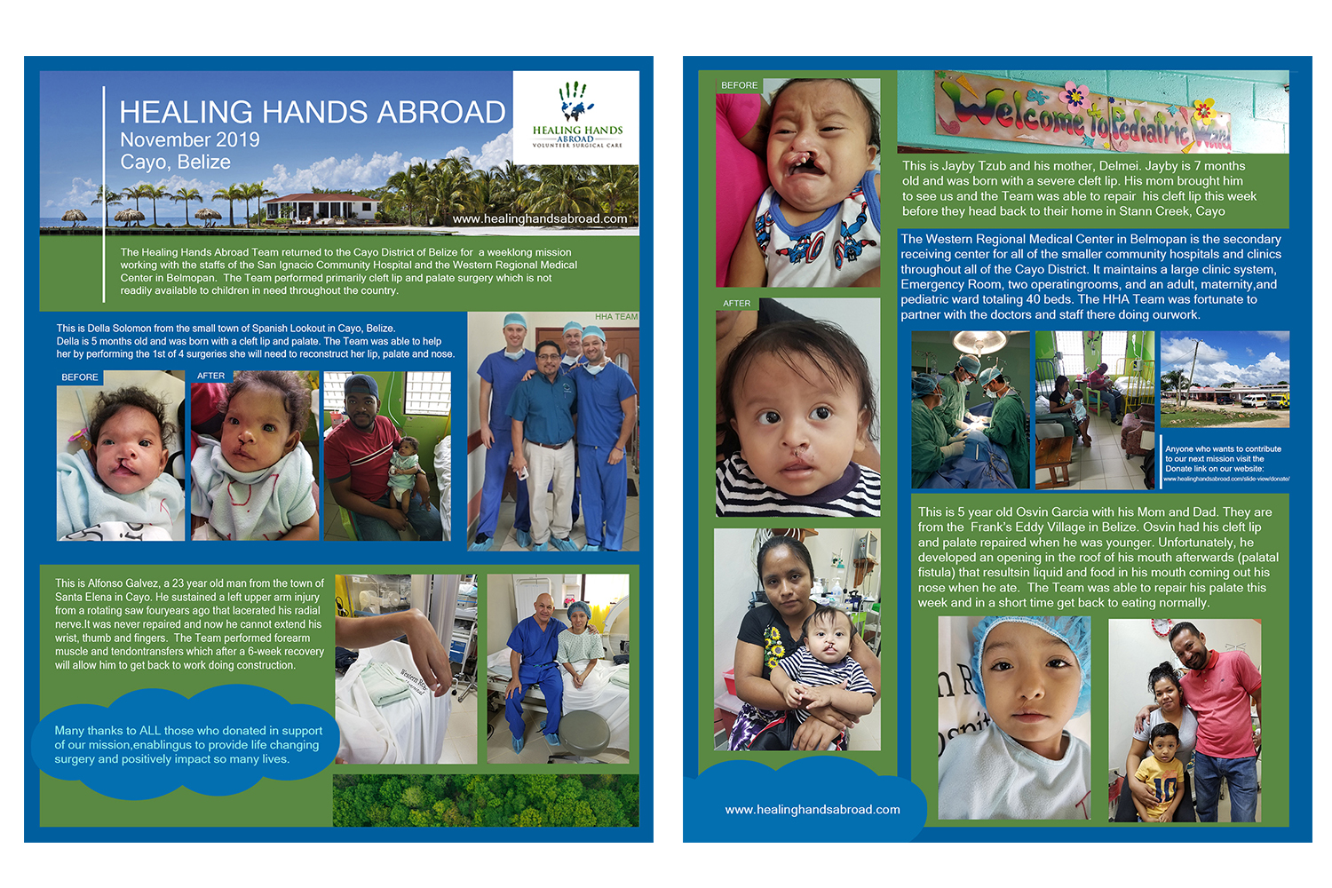 Newsletter Design by Lubaa for Healing Hands Abroad | Design #23028839