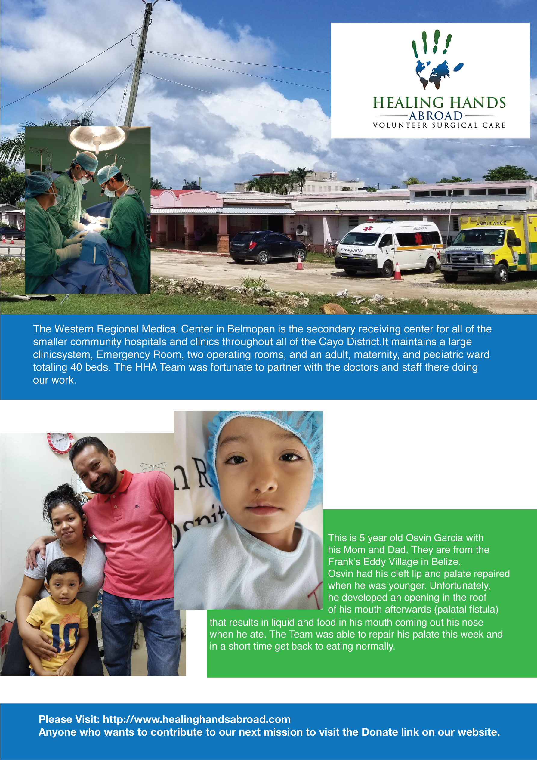 Newsletter Design by DesignMe Graphics for Healing Hands Abroad | Design #23038915