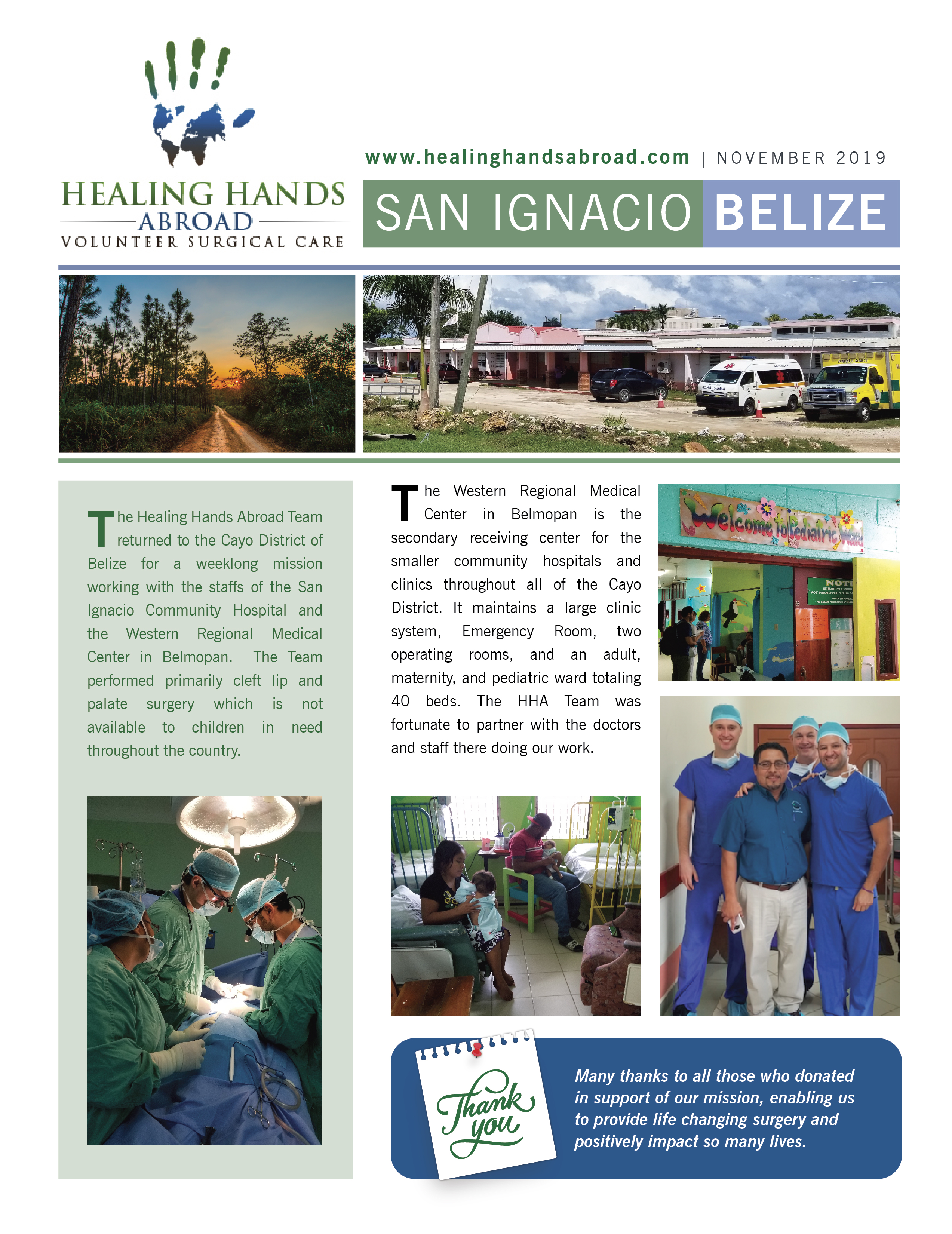 Newsletter Design by atularts for Healing Hands Abroad | Design #23125617