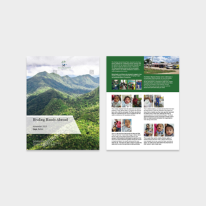 Newsletter Design by darya_h for Healing Hands Abroad | Design: #23046978