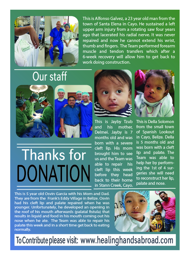 Newsletter Design by DevTex for Healing Hands Abroad | Design #23045247