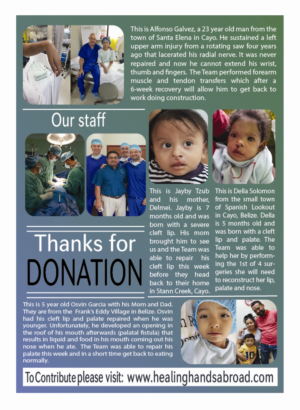 Newsletter Design by DevTex for Healing Hands Abroad | Design: #23045247