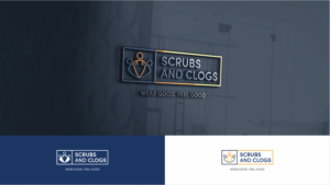 gift and delivery packeging of scrubs and clogs  | Diseño de Papelería por creativechauhan1989