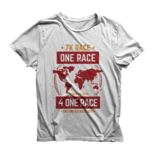 One United Race is sponsoring a 7K race | Design de T-shirt par Barney Stinson
