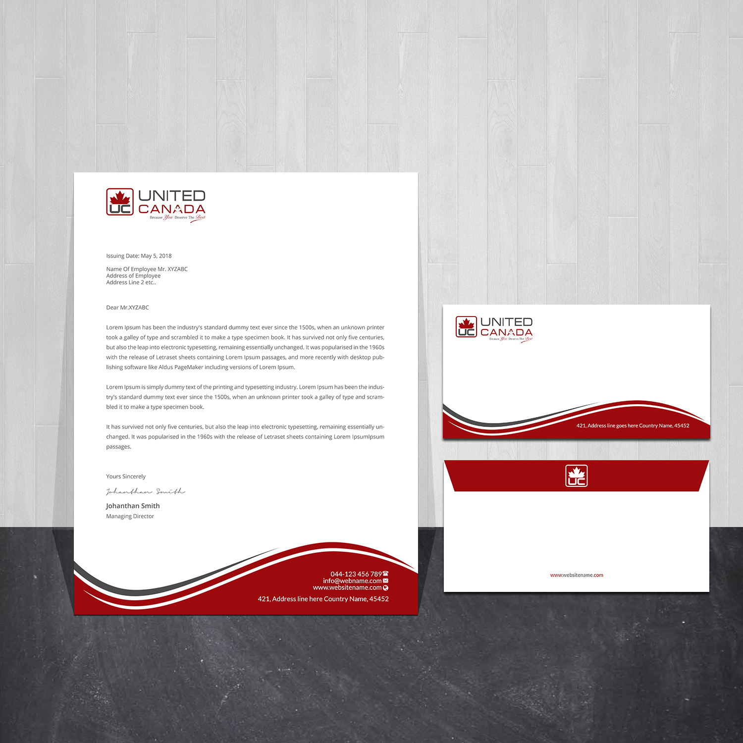 Design En-Tête par Creations Box 2015 pour United Canada Inc. | Design #23039576