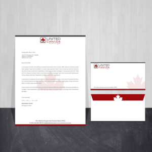 Briefkopf-Design von Creations Box 2015 für United Canada Inc. | Design: #23039583