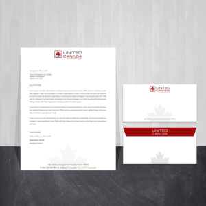 Briefkopf-Design von Creations Box 2015 für United Canada Inc. | Design: #23039585