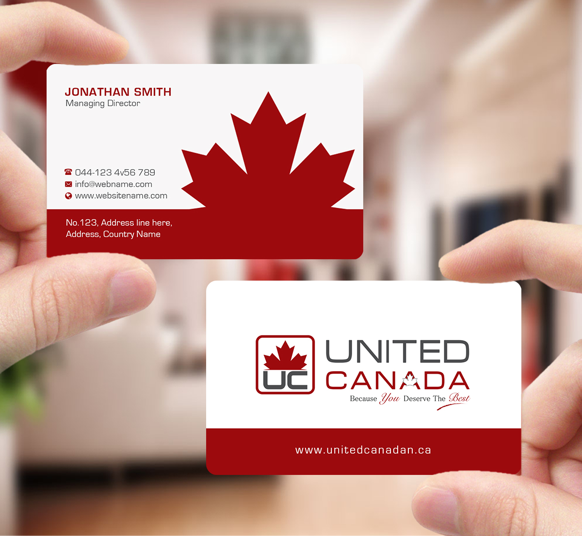 Letterhead Design by Creations Box 2015 for United Canada Inc. | Design #23103247