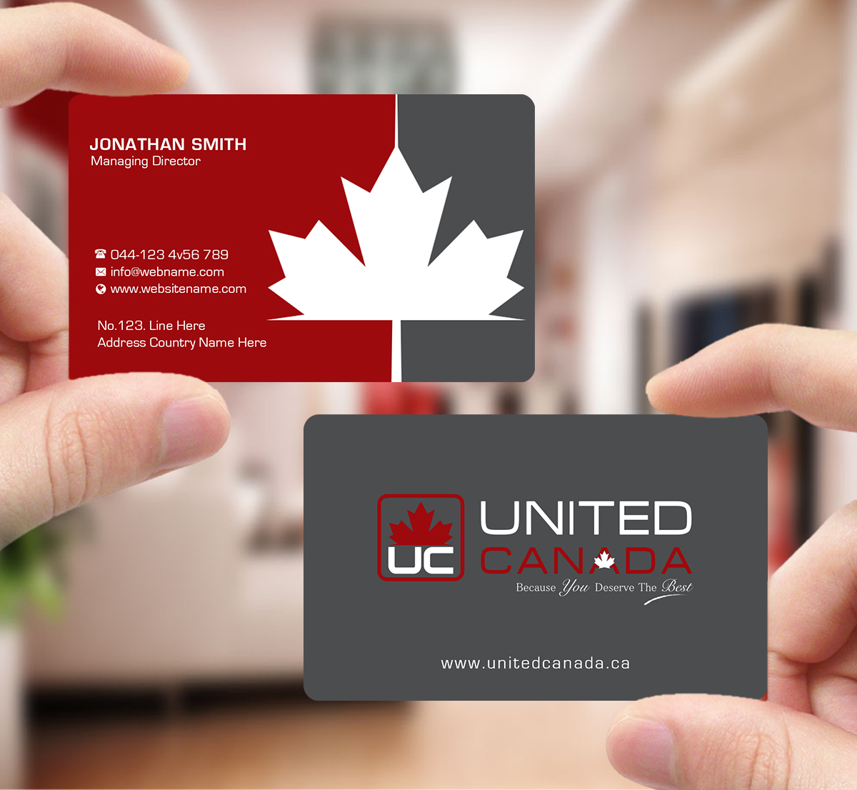 Letterhead Design by Creations Box 2015 for United Canada Inc. | Design #23103254