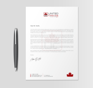 Letterhead Design by chandrayaan.creative for United Canada Inc. | Design: #23071264