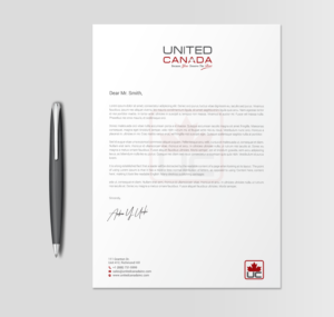 Letterhead Design by chandrayaan.creative for United Canada Inc. | Design: #23071265