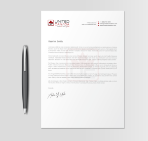 Letterhead Design by chandrayaan.creative for United Canada Inc. | Design: #23071266