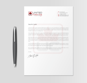 Letterhead Design by chandrayaan.creative for United Canada Inc. | Design: #23119258