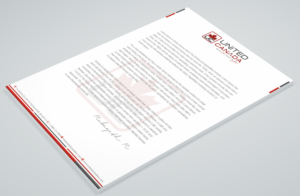 Letterhead Design by Petter Goms for United Canada Inc. | Design: #23039543
