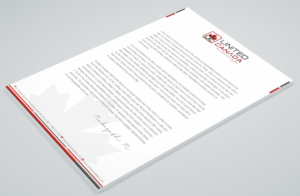 Letterhead Design by Petter Goms for United Canada Inc. | Design: #23039767