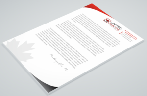 Letterhead Design by Petter Goms for United Canada Inc. | Design: #23073469