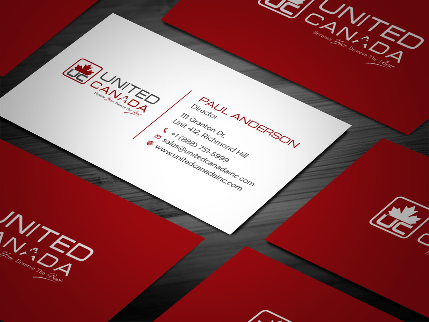 Letterhead Design by Tripti Ranjan Gain for United Canada Inc. | Design #23057575