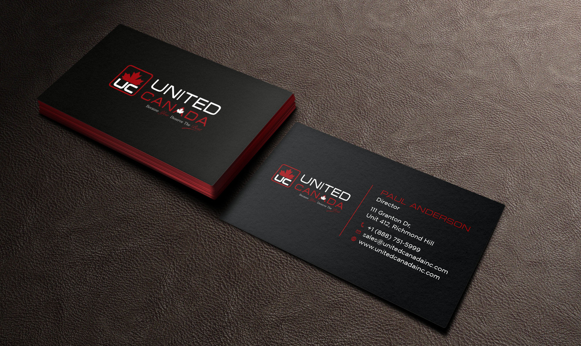 Letterhead Design by Tripti Ranjan Gain for United Canada Inc. | Design #23057576