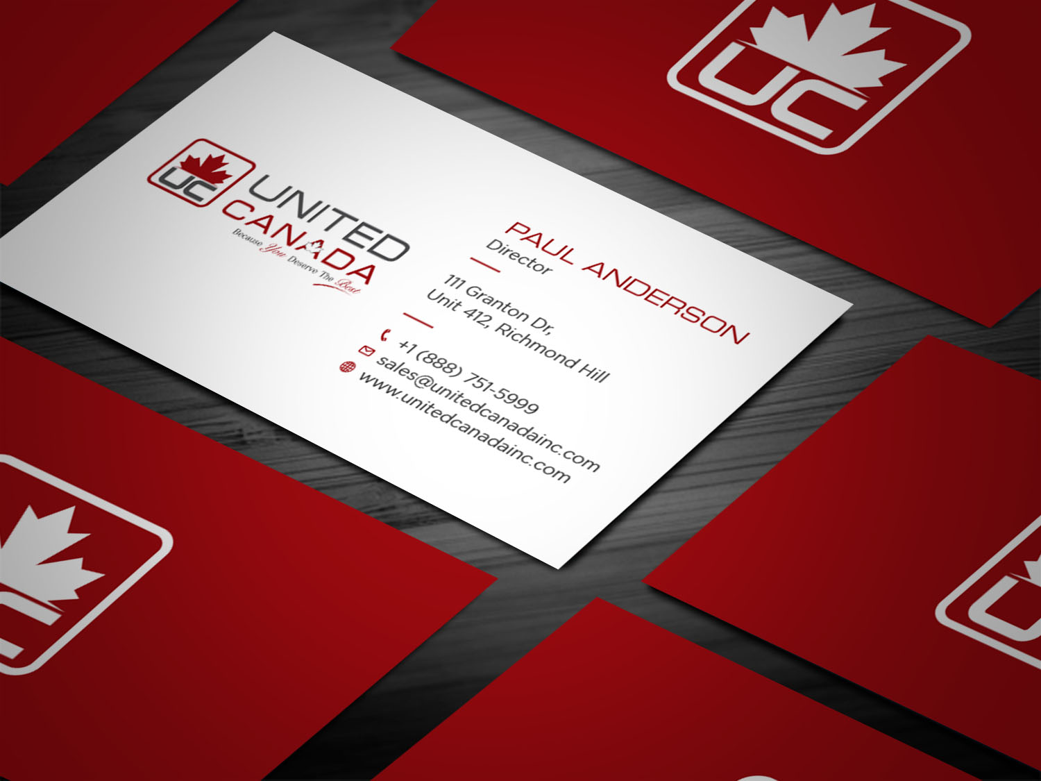 Letterhead Design by Tripti Ranjan Gain for United Canada Inc. | Design #23057579